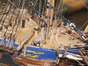 Drewniany model żaglowca HMS Juno - zdjęcie nr 8.