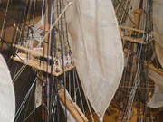 Drewniany model żaglowca HMS Juno - zdjęcie nr 20.