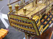 Drewniany model żaglowca Santisima Trinidad - zdjęcie nr 6.