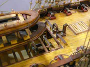 Drewniany model żaglowca Santisima Trinidad - zdjęcie nr 10.