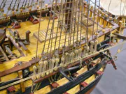 Drewniany model żaglowca Santisima Trinidad - zdjęcie nr 11.
