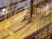 Drewniany model żaglowca Santisima Trinidad - zdjęcie nr 13.
