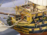 Drewniany model żaglowca Santisima Trinidad - zdjęcie nr 17.