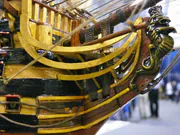 Drewniany model żaglowca Santisima Trinidad - zdjęcie nr 19.