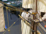 Drewniany model żaglowca Santisima Trinidad - zdjęcie nr 25.