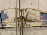 Drewniany model żaglowca Santisima Trinidad - zdjęcie nr 26.