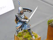 Modelarska figurka rycerza, link do fotografii nr 3.