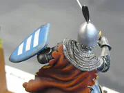 Modelarska figurka rycerza, link do fotografii nr 5.