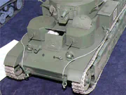 Kartonowy model radzieckiego czołgu T-28, fotografia nr 4.