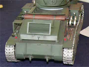 Kartonowy model radzieckiego czołgu T-28, fotografia nr 6.
