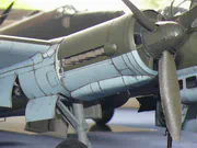 Kartonowy model niemieckiego samolotu Junkers 88D, zdjęcie nr 4.