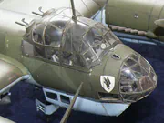Kartonowy model niemieckiego samolotu Junkers 88D, zdjęcie nr 6.