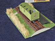 Kartonowy model wagonu techniczno-gospodarczego - fotografia nr 3.