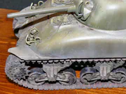Plastikowy model amerykańskiego czołgu M4A1 Sherman - fotografia nr 2.