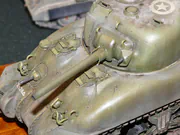 Plastikowy model amerykańskiego czołgu M4A1 Sherman - fotografia nr 3.
