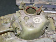 Plastikowy model amerykańskiego czołgu M4A1 Sherman - fotografia nr 4.