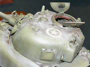 Plastikowy model amerykańskiego czołgu M4A1 Sherman - fotografia nr 5.
