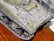 Plastikowy model amerykańskiego czołgu M4A1 Sherman - fotografia nr 6.
