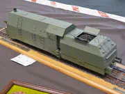 Plastikowy model polskiej lokomotywy pancernej Tw1 - foto nr 2.