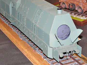 Plastikowy model polskiej lokomotywy pancernej Tw1 - foto nr 5.