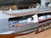 Plastikowy model niemieckiego okrętu podwodnego U-47, zdjęcie nr 4.