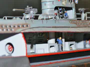 Plastikowy model niemieckiego okrętu podwodnego U-47, zdjęcie nr 5.