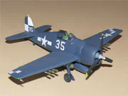 Plastikowy model samolotu Grumman F6f Hellcat, zdjęcie nr 2.