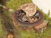 Diorama zatytułowana „Ostatni Tygrys Wittmanna” zawiera dwa plastikowe modele czołgów: niemieckiego Tygrysa i amerykańskiego Shermana Firefly z polska załogą - zdjęcie nr 17