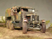Diorama przedstawiająca scenę rozgrywającą się na wąskiej drodze, gdzieś we Włoszech w 1943 roku - fotografia nr 5