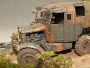 Diorama przedstawiająca scenę rozgrywającą się na wąskiej drodze, gdzieś we Włoszech w 1943 roku - fotografia nr 6