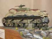 Plastikowy model samobieżnej haubicy M7 Priest z 2. Korpusu Polskiego, maj-czerwiec 1945 - zdjęcie nr 3