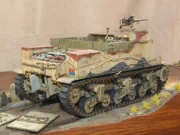 Plastikowy model samobieżnej haubicy M7 Priest z 2. Korpusu Polskiego, maj-czerwiec 1945 - zdjęcie nr 5
