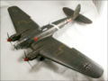 Odnośnik do plastikowego modelu niemieckiego bombowca Heinkel He 111 P-1.