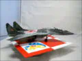Odnośnik do plastikowego modelu myśliwca odrzutowego MIG-29 UB.