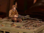 Diorama modelarska przestawiająca scenę wyzwolenia belgijskiego miasta Bastogne w 1944 roku - fotografia nr 11.