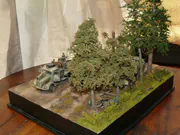 Diorama modelarska przedstawiająca demontaż wieży czołgowej w bazie remontowej na Litwie w 1944 roku - foto nr 4