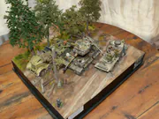 Diorama modelarska przedstawiająca demontaż wieży czołgowej w bazie remontowej na Litwie w 1944 roku - foto nr 5