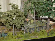 Diorama modelarska przedstawiająca demontaż wieży czołgowej w bazie remontowej na Litwie w 1944 roku - foto nr 8