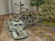 Diorama modelarska przedstawiająca demontaż wieży czołgowej w bazie remontowej na Litwie w 1944 roku - foto nr 10