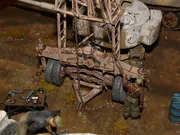 Diorama modelarska pokazująca niemiecką bazę remontową czołgów w Orszy w 1943 roku - zdjęcie numer 9
