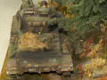 Diorama z plastikowym modelem czołgu Centaur z polskiej 1 Dywizji Pancernej - zdjęcie nr 13