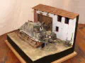 Diorama modelarska z niemieckim moździerzem rakietowym z drugiej wojny światowej w skali 1:35 - Sturmtiger - zdjęcie nr 5.