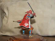 Modelarska figurka samuraja w pełnej zbroi - zdjęcie nr 4