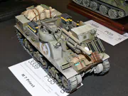 Plastikowy model samobieżnej haubicy M7 Priest z czasu drugiej wojny światowej - fotografia nr 3.