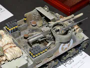 Plastikowy model samobieżnej haubicy M7 Priest z czasu drugiej wojny światowej - fotografia nr 4.