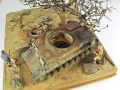 Diorama przedstawia zniszczony niemiecki Panzer IV Ausf. D stojący na przedpolach Tobruku w 1941 roku - foto nr 12