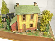 Diorama inspirowana fotografią czołgu Tygrys umieszczonego na platformie kolejowej stojącej na stacji Kopyczyńce na Ukrainie w czasie drugiej wojny światowej - foto nr 8