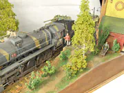 Diorama inspirowana fotografią czołgu Tygrys umieszczonego na platformie kolejowej stojącej na stacji Kopyczyńce na Ukrainie w czasie drugiej wojny światowej - foto nr 10