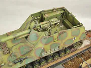 Diorama inspirowana fotografią czołgu Tygrys umieszczonego na platformie kolejowej stojącej na stacji Kopyczyńce na Ukrainie w czasie drugiej wojny światowej - foto nr 16