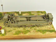 Diorama z plastikowym modelem niemieckiego transportera Sd.Kfz.9 Z Famo i żywicznym modelem naczepy do transportu ciężkich czołgów z Kassbohrer - foto nr 13